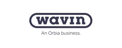 „Wavin“ logotipas, inžinerinių sistemų gamintojas